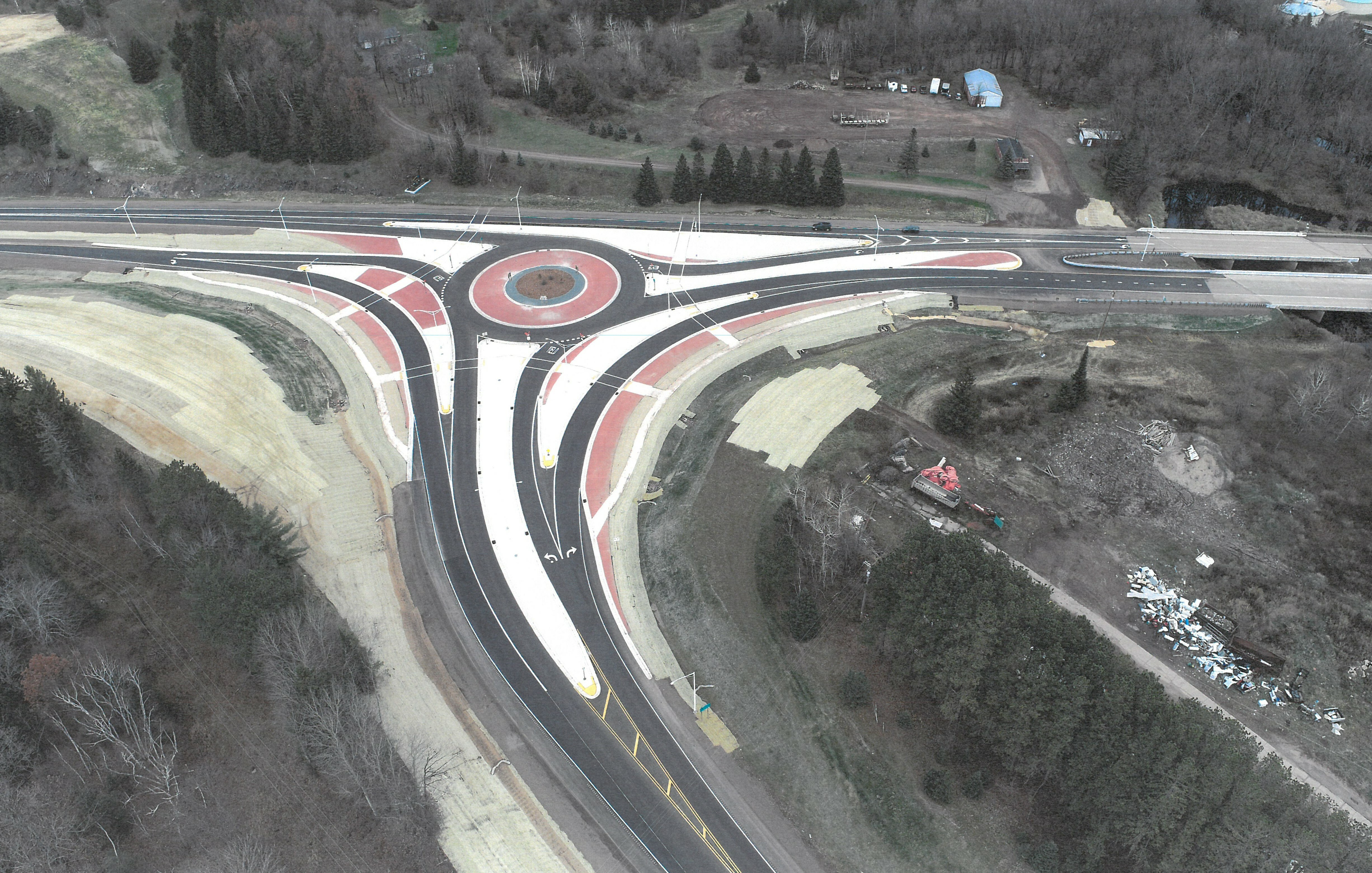Hurley Roundabout WisDOT Project